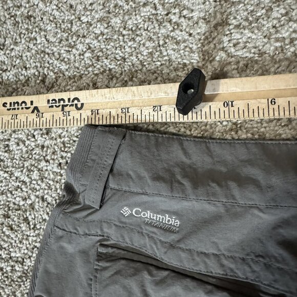 Columbia Titanium Pants Womens 8 Gray Omni-Shield Stretch Hiking Trail TL8448 - Picture 12 of 14